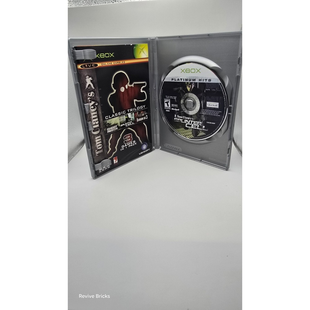 Tom Clancy's Classic Trilogy (Microsoft Xbox, 2004) CIB Complete Tested Working - Picture 9 of 11